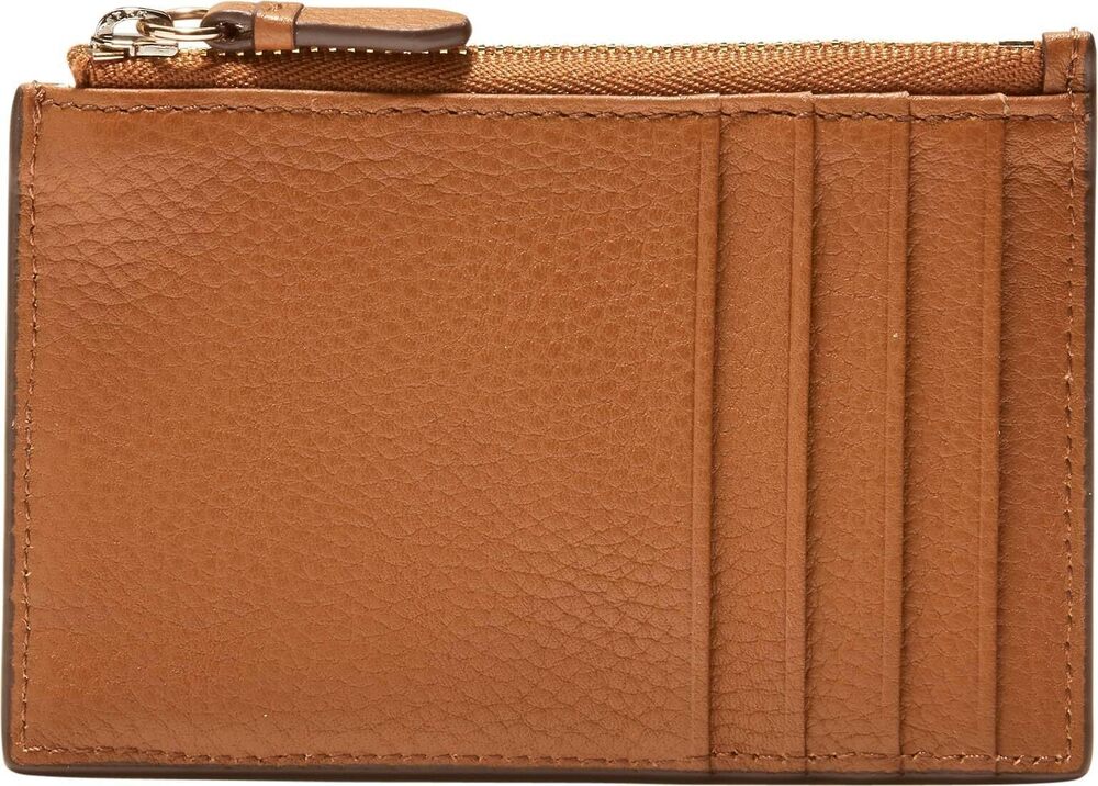 9538 Grand Series Card Case W/Zip, British Tan